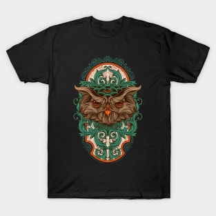 Mystical templar Owl wisdom tradition T-Shirt